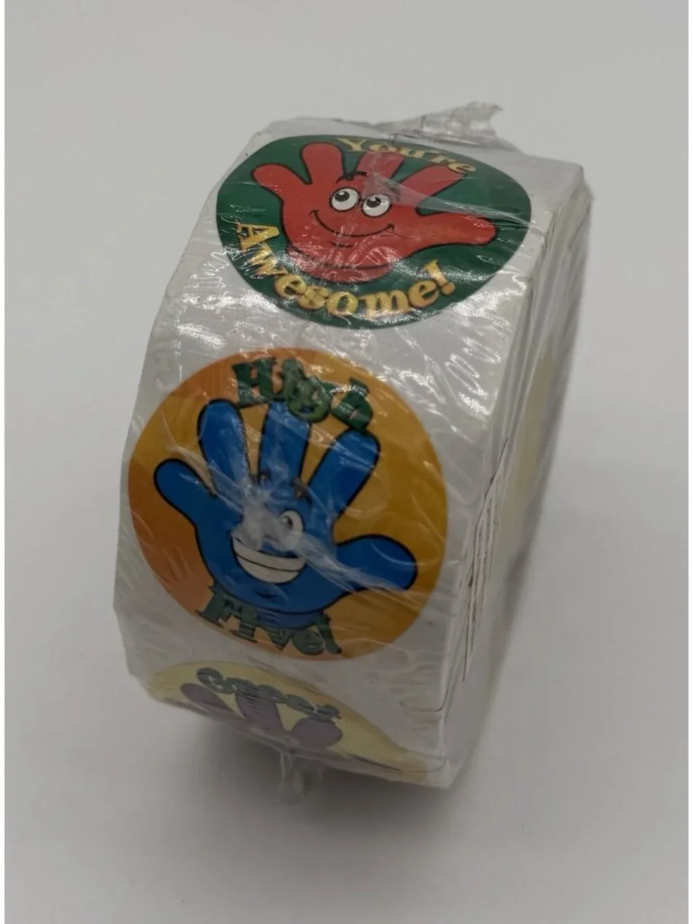 High Five Sticker Roll- 100 Pc.New In Package Sealed! Fun Express